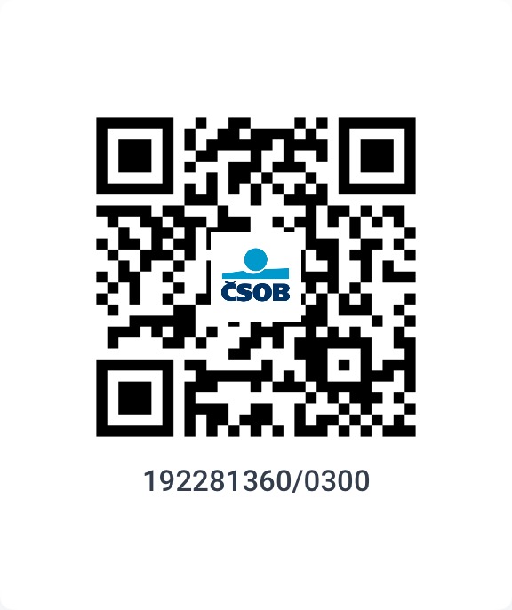 QR kód pro platbu za sezení
